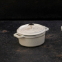 STAUB Gift Giving 200 ml biała - kokilka / naczynie do zapiekania ceramiczne z pokrywką