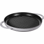 STAUB Grill 30 cm szara - patelnia grillowa żeliwna