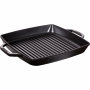 STAUB Grill At Home 33 x 33 cm czarna - patelnia grillowa żeliwna