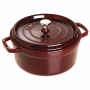 STAUB La Cocotte 3,8 l żurawinowy - garnek żeliwny z pokrywką