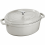 STAUB La Cocotte Oval 4,2 l - garnek żeliwny/brytfanna z pokrywką