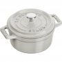 STAUB La Cocotte Mini 250 ml jasnoszara - kokilka / naczynie do zapiekania żeliwne z pokrywką