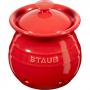 STAUB Storage 0,5 l czerwony - pojemnik na czosnek ceramiczny