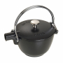 STAUB Tea 1,15 l czarny - czajnik żeliwny emaliowany 