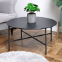 Stolik kawowy metalowy AMBIANCE 70 cm