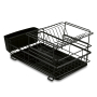 Suszarka do naczyń z pojemnikiem na sztućce metalowa TADAR 43 x 29,5 cm