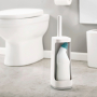 JOSEPH JOSEPH Flex biało-szara - szczotka do wc z pojemnikiem plastikowym i miejscem na detergenty