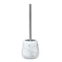Szczotka do wc z pojemnikiem porcelanowa KLEINE WOLKE MARBLE
