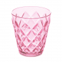 KOZIOL Crystal S jasnoróżowa 200 ml - szklanka do napojów plastikowa
