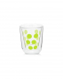 ZAK! DESIGNS Dot Dot Green 75 ml zielona – szklanka do napojów termiczna z podwójną ścianką szklana