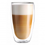 Szklanki do kawy i herbaty termiczne z podwójnymi ściankami szklane ANDREA 380 ml 2 szt.