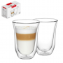 Szklanki do kawy i herbaty termiczne z podwójnymi ściankami szklane FLORINA MALACHIT 300 ml 2 szt.