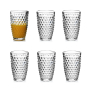 Szklanki do napojów i drinków AFFEK DESIGN ELISE DOTS 350 ml 6 szt.