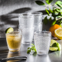 Szklanki do napojów lub drinków szklane AFFEK DESIGN ELISE CLEAR CIRCLES 250 ml 6 szt.