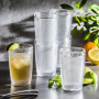 Szklanki do napojów lub drinków szklane AFFEK DESIGN ELISE CLEAR CIRCLES 300 ml 6 szt.