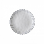 Talerz deserowy kamionkowy LAURA ASHLEY ARTISAN WHITE 20 cm
