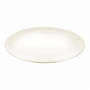 Talerz deserowy porcelanowy TESCOMA CREMA OKRĄG BIAŁY 20 cm