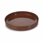 REVOL Caractere Cynamon 23 cm brązowy – talerz gourmet porcelanowy