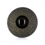 REVOL Solid Gold Sparkle 30,3 cm czarny – talerz obiadowy głęboki porcelanowy