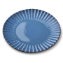 Talerz obiadowy płytki ceramiczny AFFEK DESIGN EVIE BLUE 26,5 cm