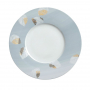 KAHLA Diner Leaf 27 cm błękitny - talerz obiadowy płytki porcelanowy