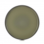 REVOL Caractere Kardamon 28 cm oliwkowy – talerz obiadowy płytki porcelanowy