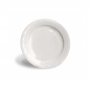 Talerz obiadowy porcelanowy QUEEN BIAŁY 26 cm