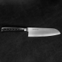 TAMAHAGANE San VG-5 Black 17,5 cm - japoński nóż Santoku ze stali nierdzewnej