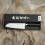 TAMAHAGANE San VG-5 Black 17,5 cm - japoński nóż Santoku ze stali nierdzewnej