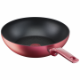 TEFAL Daily Chef 28 cm czerwona - patelnia / wok nieprzywierający