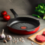 TEFAL Daily Chef Grill 26 cm czerwona - patelnia grillowa nieprzywierająca