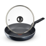 TEFAL Generous Cook Natur 24 cm - patelnia tytanowa nieprzywierająca z pokrywką