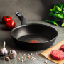 TEFAL Unlimited 24 cm czarna - patelnia tytanowa nieprzywierająca
