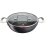 TEFAL Unlimited All In One 26cm czarna - patelnia tytanowa nieprzywierająca z pokrywką