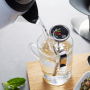GEFU Sido - termometr kuchenny do herbaty i mleka stalowy z klipsem