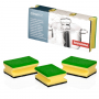 TESCOMA Clean Kit 3 szt. żółte - gąbki / zmywaki kuchenne