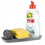 TESCOMA Clean Kit szary - organizer do zlewu plastikowy