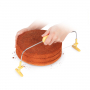 TESCOMA Delicia żółty - nóż strunowy / krajalnica do ciasta i tortu ze stali nierdzewnej