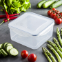 TESCOMA Freshbox 3 l - pojemnik na żywność hermetyczny plastikowy kwadratowy