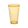 TESCOMA My Drink Cup 600 ml pomarańczowy - kubek z pokrywką plastikowy