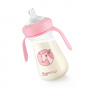 TESCOMA Papu Papi 0,25 l różowa - butelka dla dzieci plastikowa ze smoczkiem antykolkowa