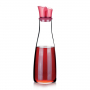 TESCOMA Vitamino 0,5 l różowa - butelka na oliwę i ocet szklana z dozownikiem