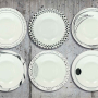 TOGNANA Graphic 18 el. - komplet talerzy porcelanowych na 6 osób