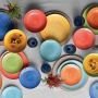 TOGNANA Kaleido 18 el. - komplet talerzy porcelanowych na 6 osób