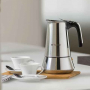 TOGNANA Riflex na 6 filiżanek espresso (6 tz) - kawiarka ze stali nierdzewnej ciśnieniowa