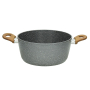 TOGNANA Stone and Wood 24 cm - garnek aluminiowy nieprzywierający