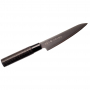 TOJIRO Zen Black 13 cm czarny - nóż japoński uniwersalny ze stali nierdzewnej