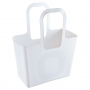 KOZIOL Tasche XL biała - torba na zakupy plastikowa