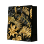 Torebka na prezenty papierowa PAW GOLD LEAVES 20 x 25 cm