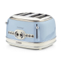 ARIETE Vintage 1600 W niebieski - toster / opiekacz do kanapek elektryczny stalowy